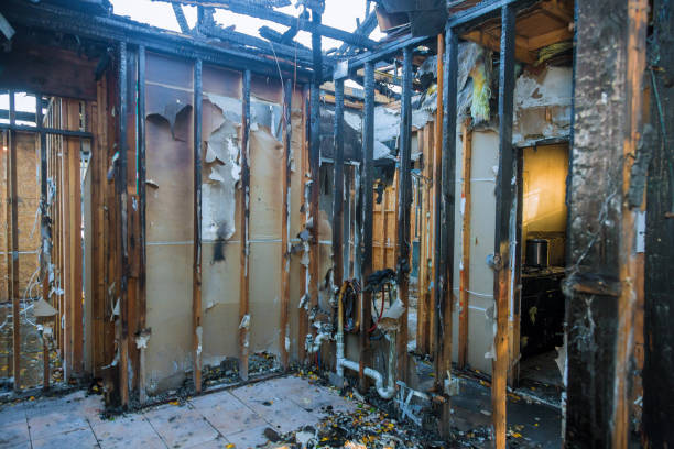 Professional Emergency Fire Cleanup technician working in Salinas, CA